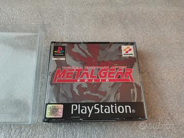 METAL GEAR SOLID PAL ITA PLAYSTATION 1 CON DEMO SH