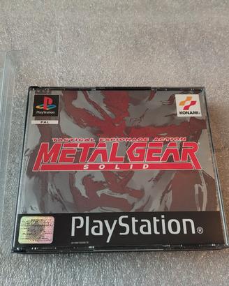 METAL GEAR SOLID PAL ITA PLAYSTATION 1 CON DEMO SH