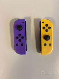 Coppia Joypad Arancio e Viola per Nintendo Switch