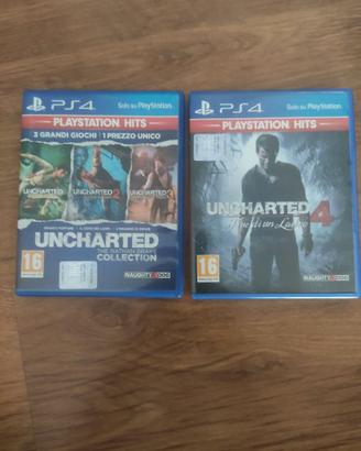 Uncharted 1, 2, 3, 4, PS 4