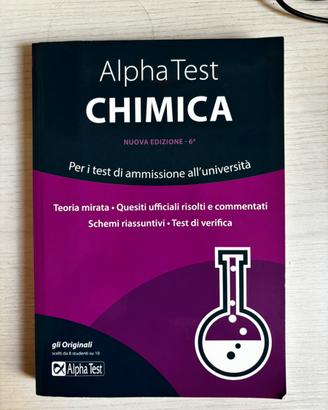 Alpha Test Chimica 6ª edizione – Nuovo