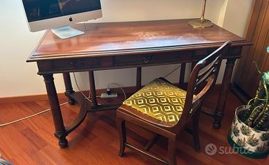 Scrivania primi ‘800 - sedia antica omaggio