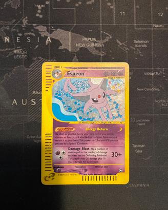 Pokémon Espeon Holo Aquapolis H9/H32 2003 Vintage
