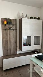 Mobile in Legno Bianco/Marrone
