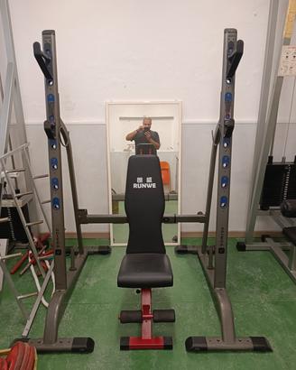 Panca inclinabile e Rack