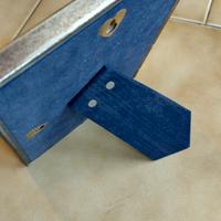 cornice anticata in metallo per foto 