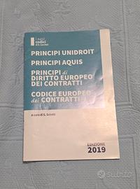 principi unidroit aquis diritto europeo contratti