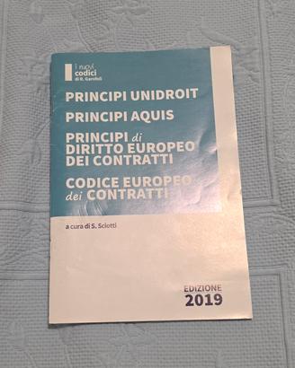 principi unidroit aquis diritto europeo contratti