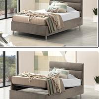 Letto una piazza e mezza con materasso