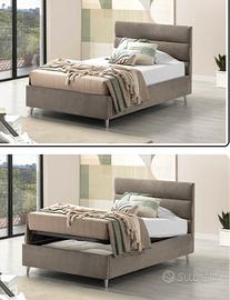Letto una piazza e mezza con materasso