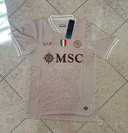 Maglia SSC Napoli bianca trasferta 25/26