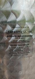 fusto in acciaio 