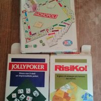 Monopoli, risiko, jolly poker da viaggio