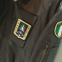 Frecce Tricolori giacca aeronautica pelle pilota