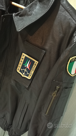 Frecce Tricolori giacca aeronautica pelle pilota