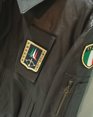 Frecce Tricolori giacca aeronautica pelle pilota