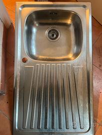 lavandino inox rettangolare