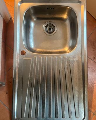 lavandino inox rettangolare