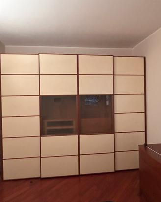 Armadio legno laccato opaco ante scorrevoli