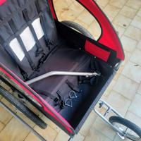 carrello per bambini con attacco per bicicletta 