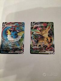 2 carte Pokemon originali Vmax 