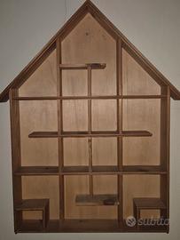 bacheca in legno porta oggetti