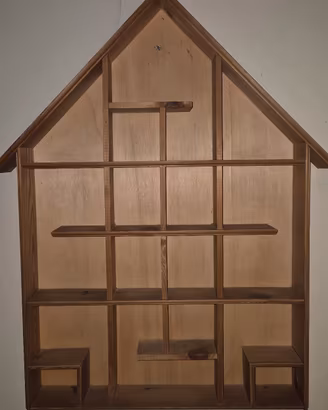 bacheca in legno porta oggetti