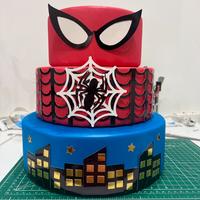 Torta scenografica spiderman