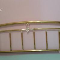 Struttura letto matrimoniale in ottone