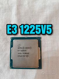 Intel xeon e3 1225 v5