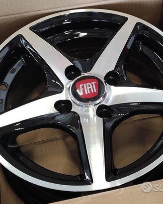 4 Cerchi In Lega NUOVI da 13 Per Fiat Autobianchi