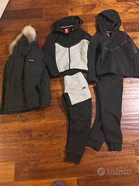 Tute tech nike e piumino woolrich