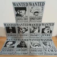 Quadretti Wanted di One Piece ciurma completa
