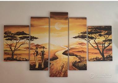 Quadro decorativo africano
