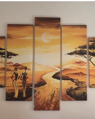 Quadro decorativo africano