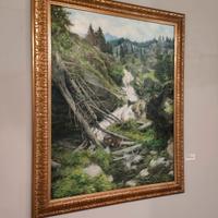 il quadro "valle Antrona" 70x90 olio su tela 