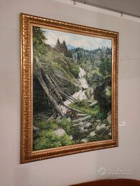 il quadro "valle Antrona" 70x90 olio su tela 