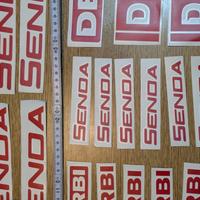 Sticker, decal moto derbi senda