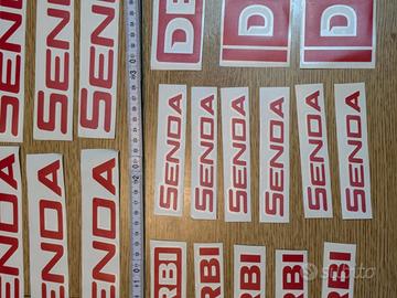 Sticker, decal moto derbi senda