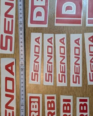 Sticker, decal moto derbi senda