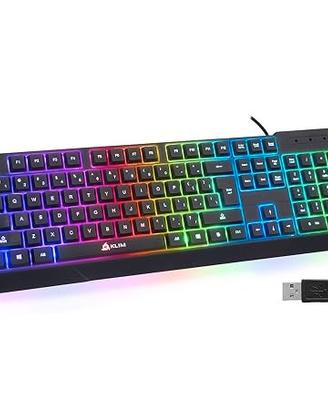 Tastiera gaming KLIM Chroma RGB layout italiano
