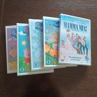 DVD in inglese, "Peppa pig" e "Mamma mia!"
