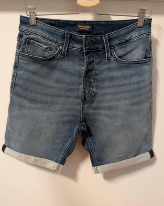 Shorts jeans Jack & Jones Indigo Knit uomo tg S