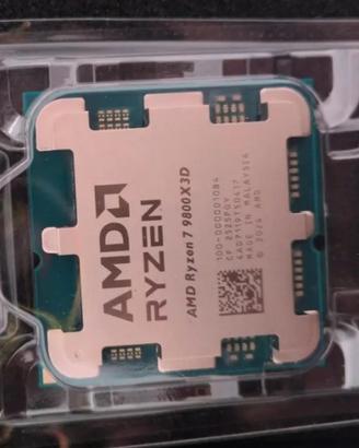 ryzen 7 9800 x3d 9800x3d processore muovo