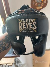 Caschetto da boxe, Cleto Reyes nero pelle tg M