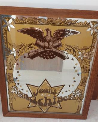 specchio pubblicitario jeans