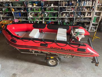 Gommone QuickSilver 4mt , Jonson 15cv , carrello