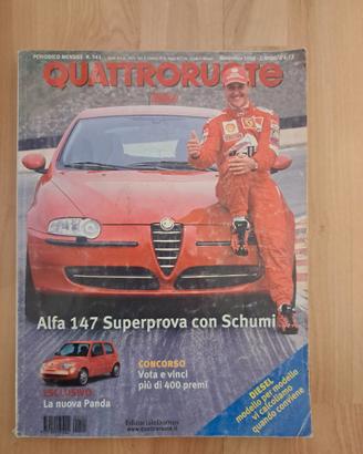 Quattroruote N° 541 Novembre 2000 - Alfa 147 prova