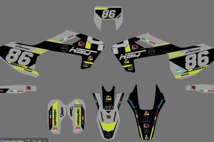 GRAFICA HUSQVARNA PERSONALIZZATA