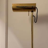 Lampada da terra vintage in ottone - Design 70/80